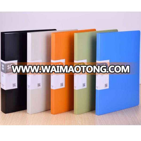 New design file folder, A4 PP display book , office clear book